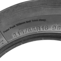 laser marking sample on rubber tire